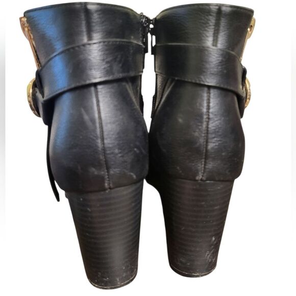Apt. 9 Dynamic Comfort Advisor Black Block Heel Zip Up Ankle Booties, Size 8.5 - Picture 6 of 13